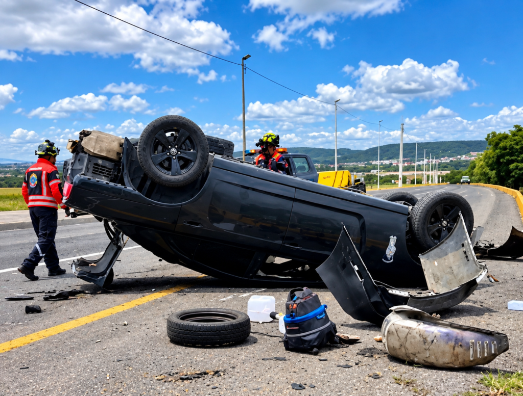 Paramedicos-de-PC-El-Marques-auxiliaron-automovilista-volcado-2